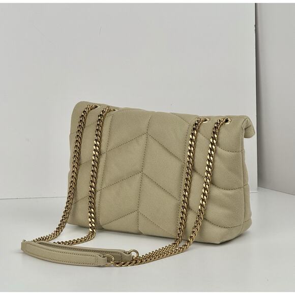 Saint Laurent Puffer Toy quilted Canvas Shoulder Bag - Picture 3 of 8